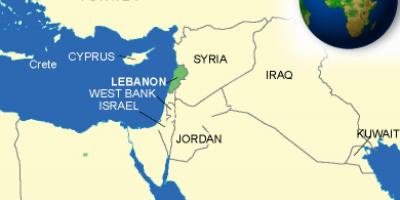 Libānas kartē