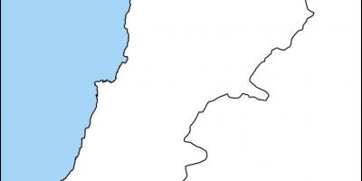 Tukša karte Libāna